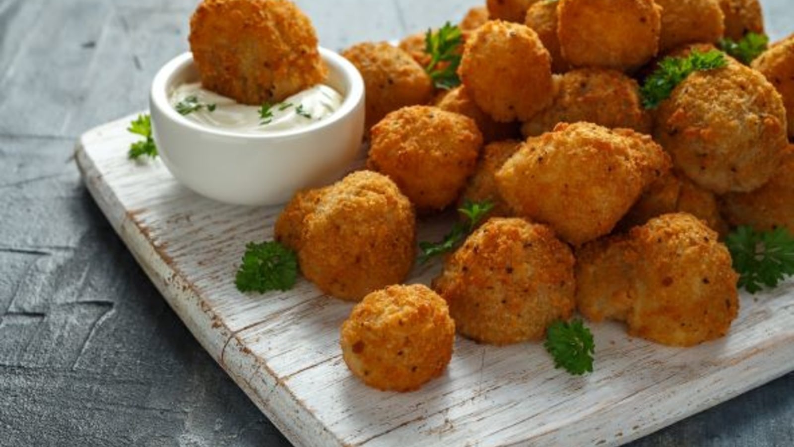 Image of Crumbed Stroganoff Mushrooms