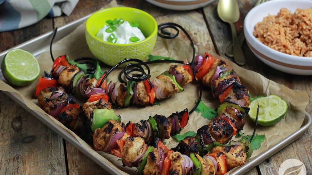 Image of Chicken Fajita Kabobs