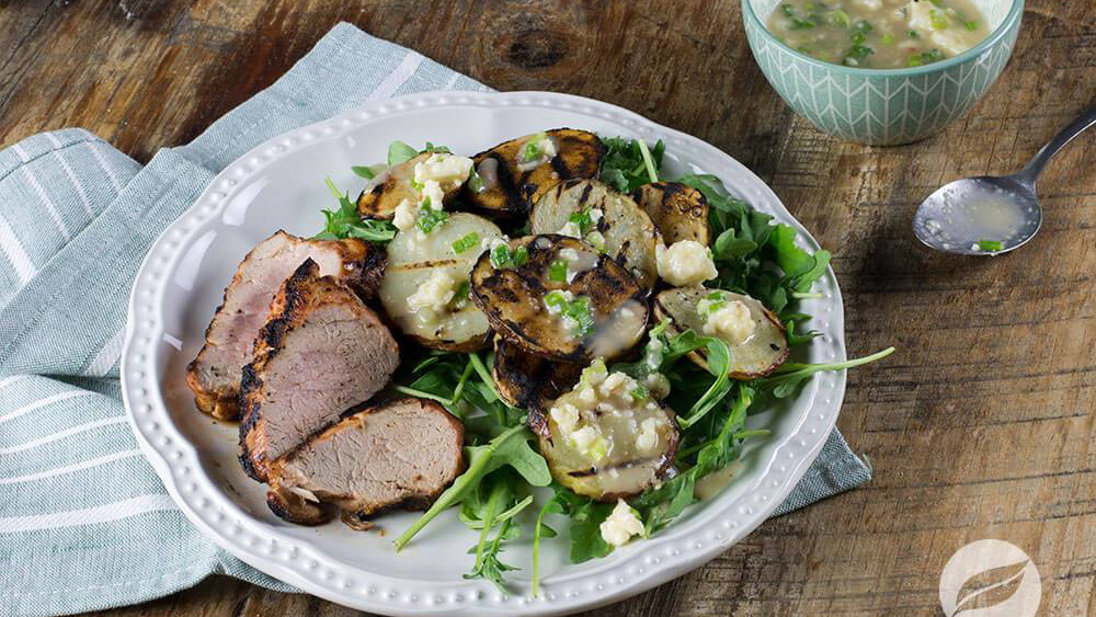 Image of Rodeo Pork Tenderloin with Grilled Potato Salad 