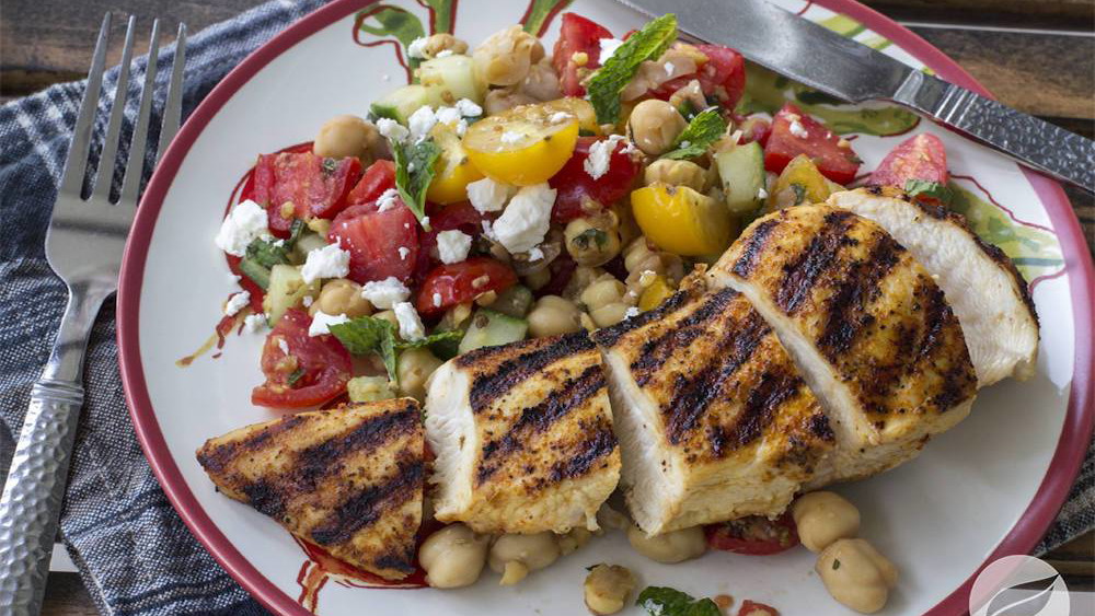 Image of Grilled Rodeo Chicken with Summer Salad