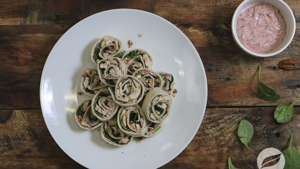 Image of Cranberry Turkey Pinwheels