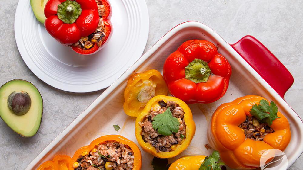 Image of Beef Taco Stuffed Peppers