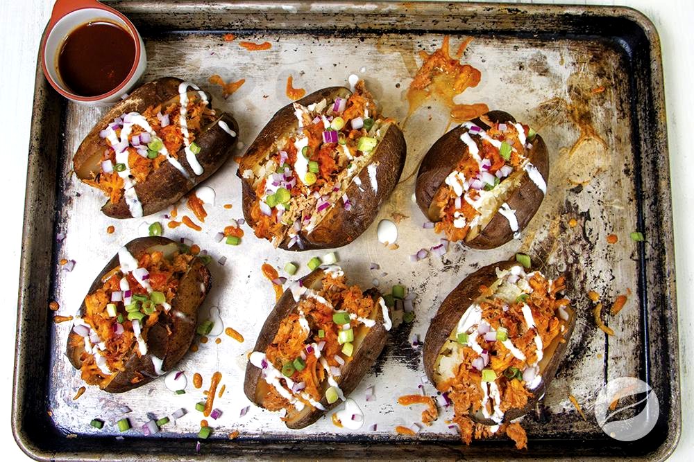 Image of BBQ Pulled Pork Stuffed Potatoes
