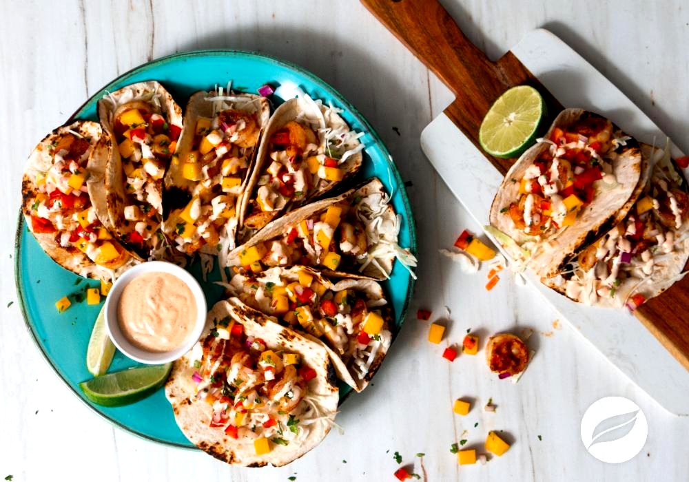 Image of Shrimp Tacos with Mango Salsa