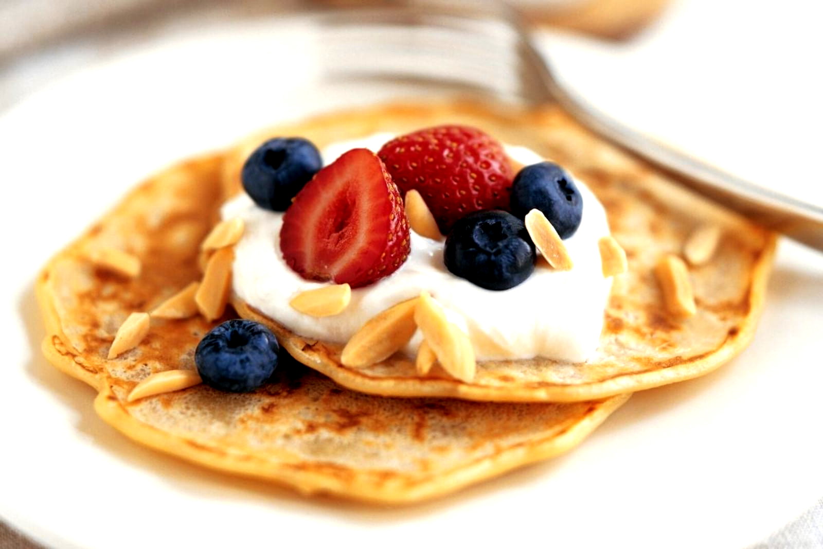 Image of Oatmeal Almond Pancakes