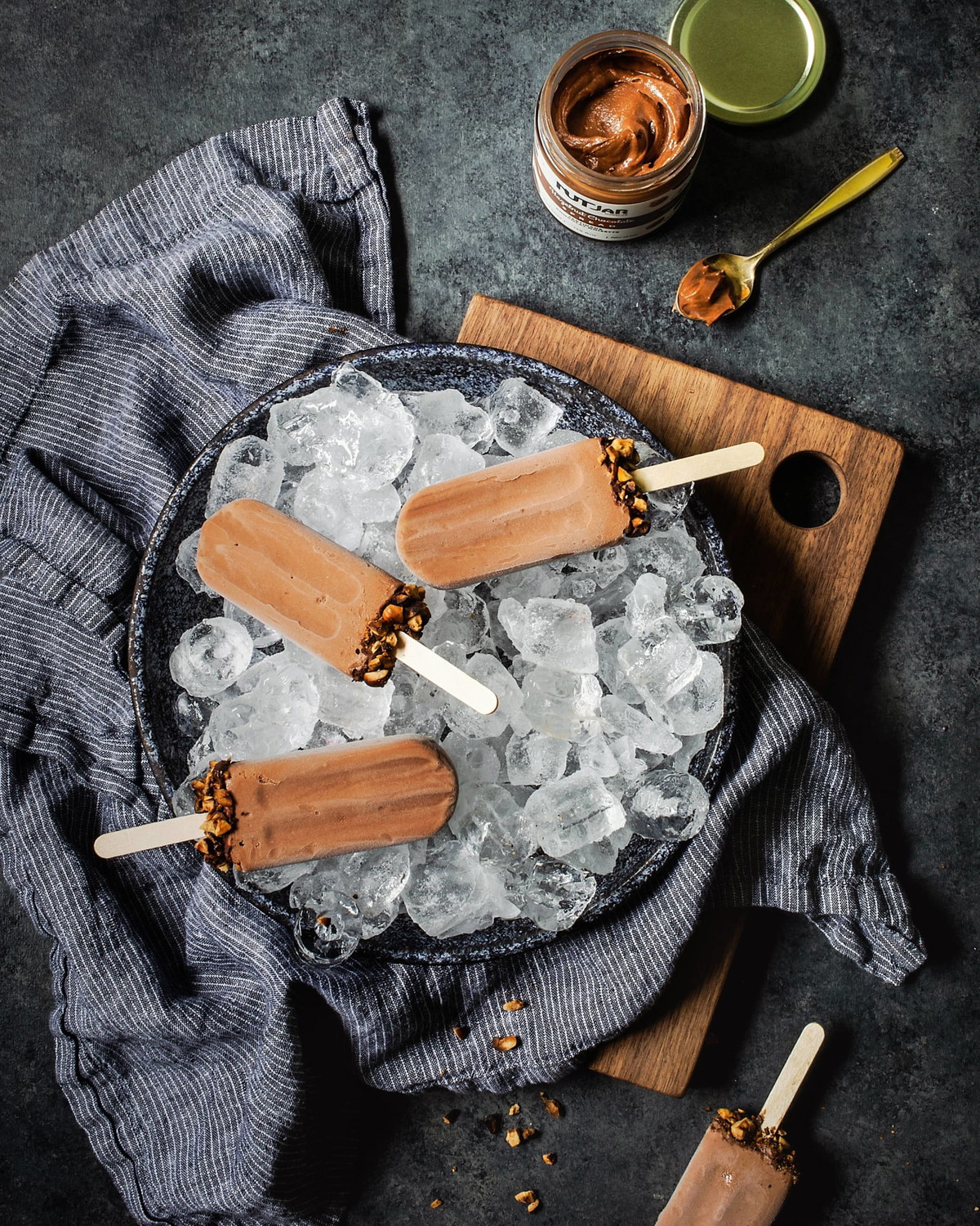 Hazelnut Fudgsicles