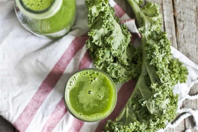Image of Green Kale and Pineapple Smoothie