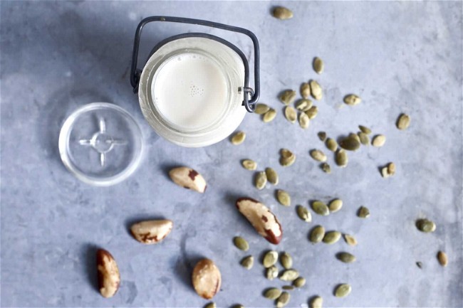 Image of Raw Unsweetened Brazil Nut and European Pumpkin Seed Milk