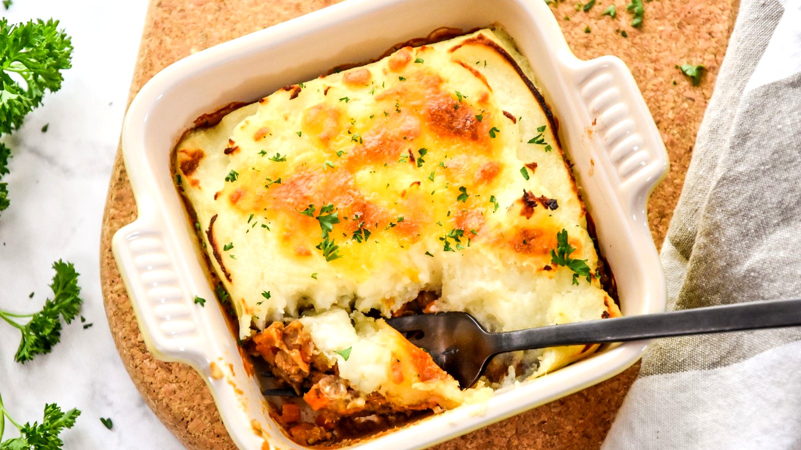 Vegetarian Shepherd's Pie - The Mindful Hapa