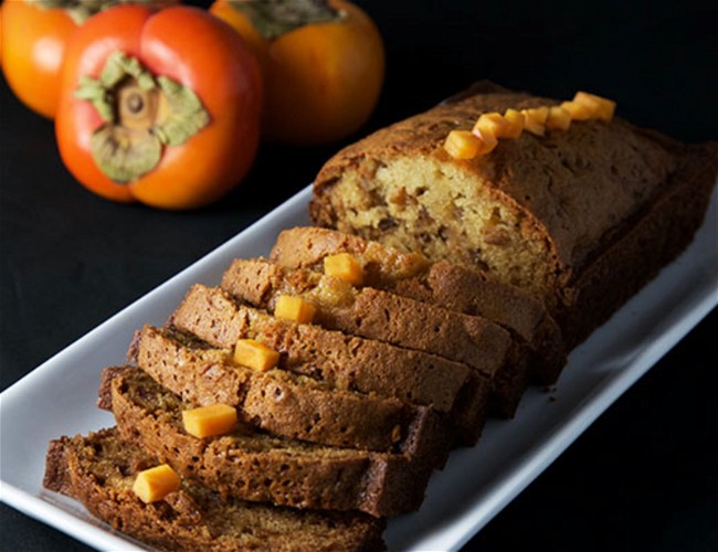 Image of Fuyu Persimmon Loaf Bread