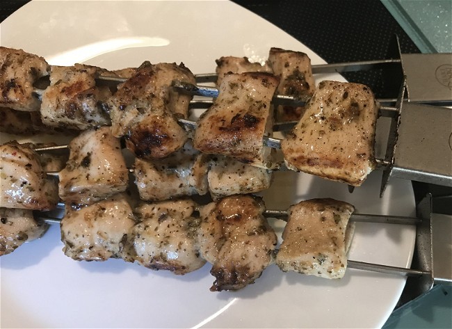 Image of Greek Meal: Chicken Souvlaki Skewers