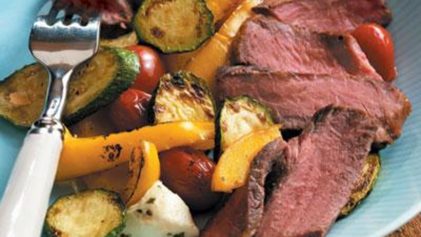 Image of Balsamic Grilled Steak and Vegetables