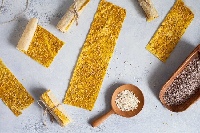 Image of Mango-Turmeric-Chia Fruit Leather