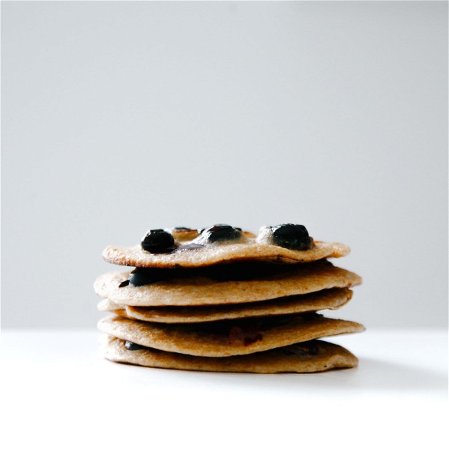 Image of Delicious Blueberry Apple Pancakes