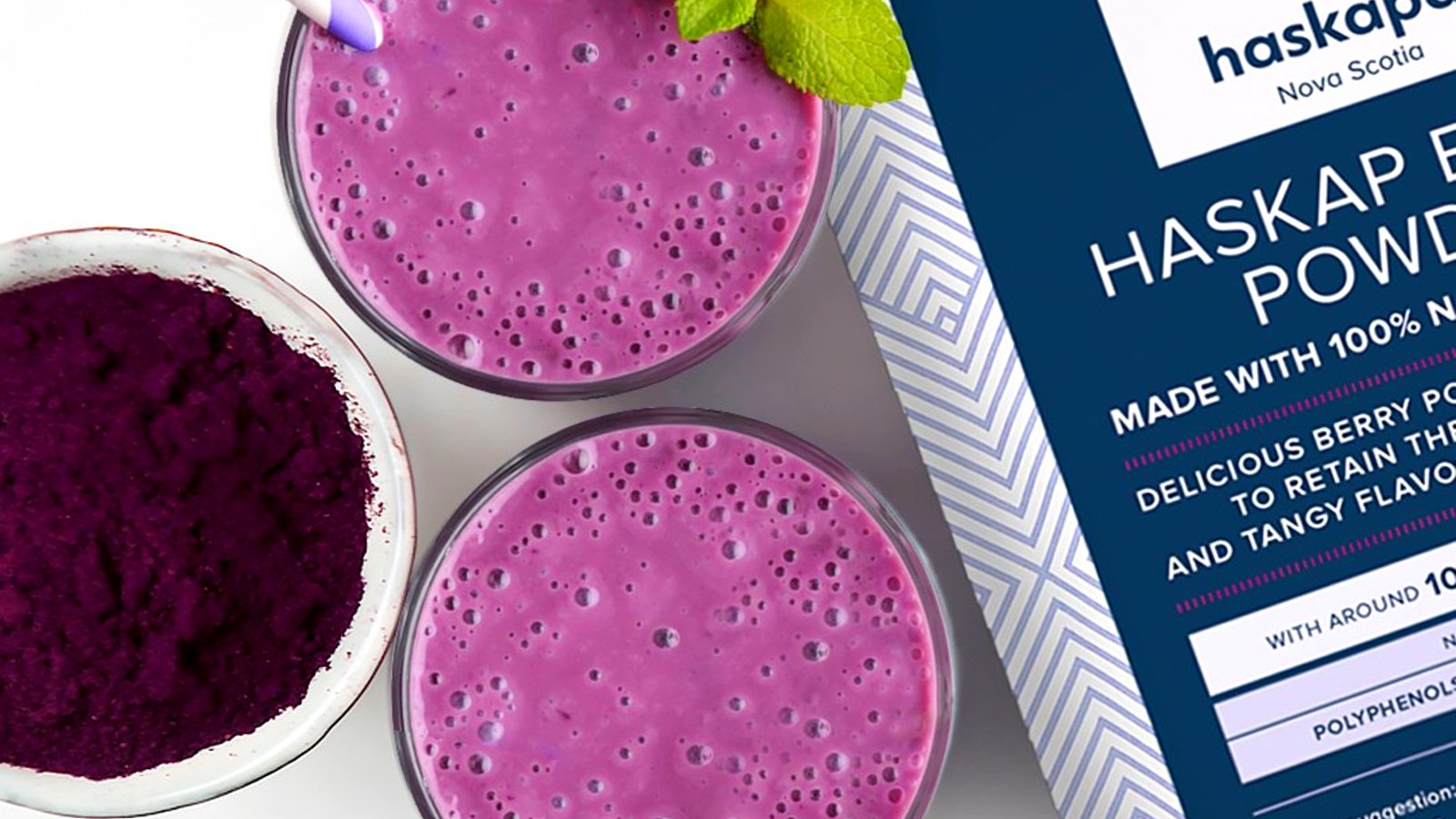 Image of HASKAPA HEALTHY MORNING SMOOTHIE - RICH IN ANTHOCYANINS