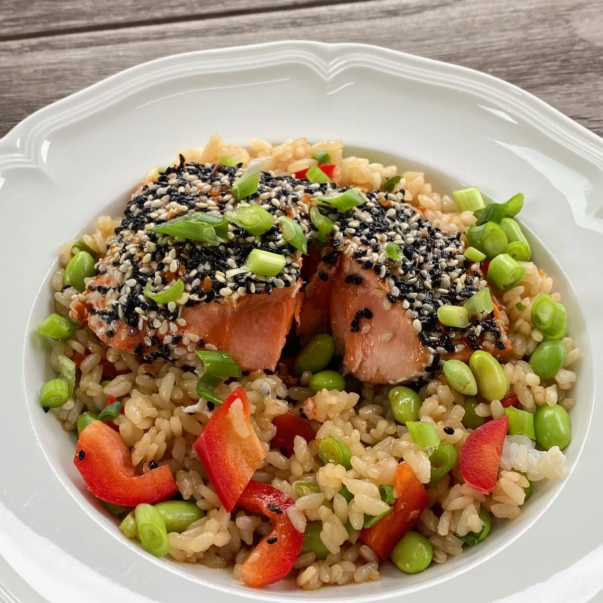 Premier Catch Sesame-Crusted Salmon Bowl
