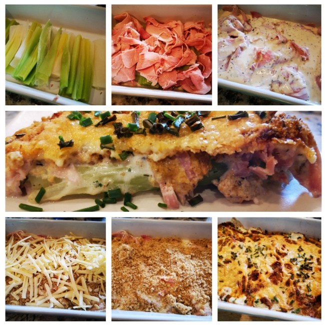 Image of Leek & Ham Cheesy Bake