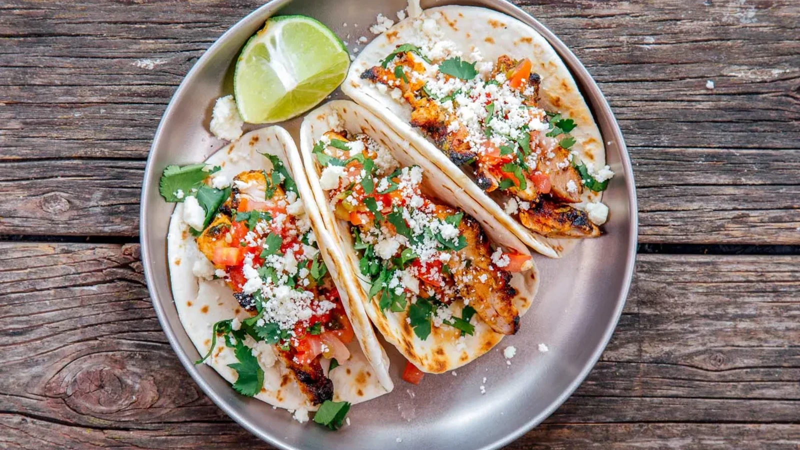 Image of Grilled Lime Chicken Tacos