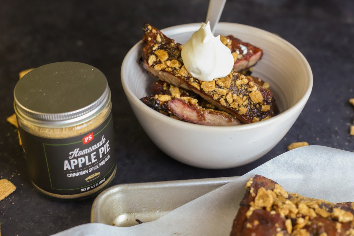 Cinnamon Toast Crunch Ribs w/ Salted Whipped Cream