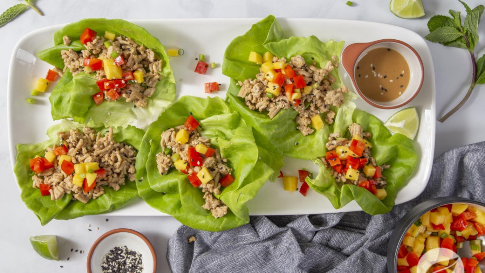 Image of Thai Chicken Lettuce Cups