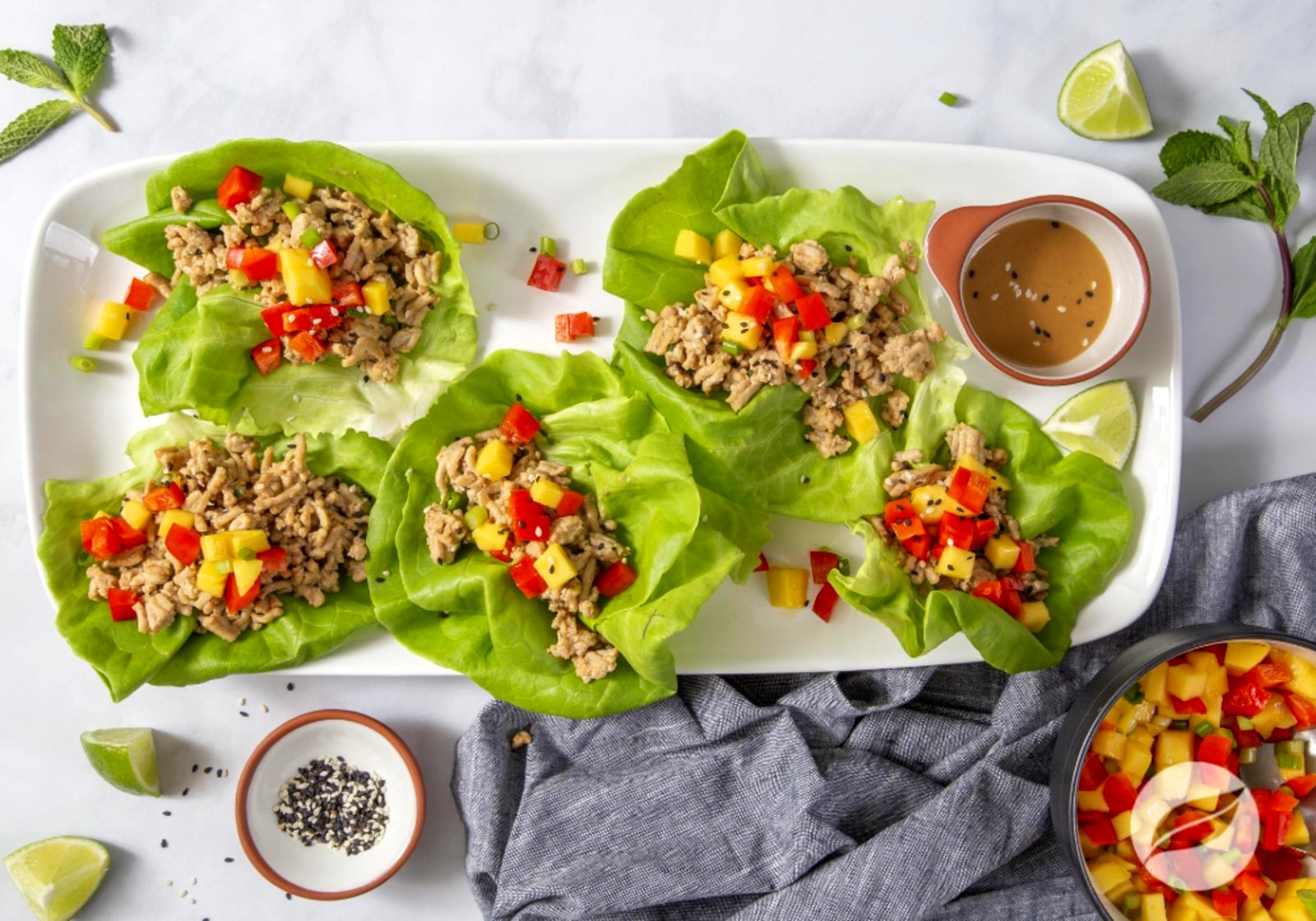 Image of Thai Chicken Lettuce Cups