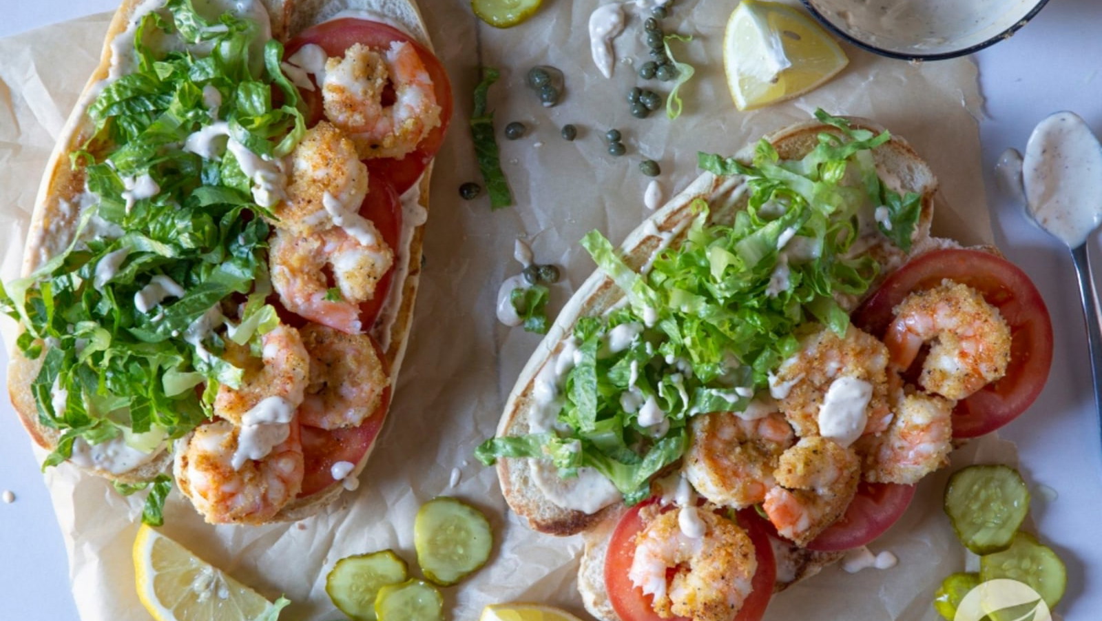 Image of Buffalo Shrimp Po Boys