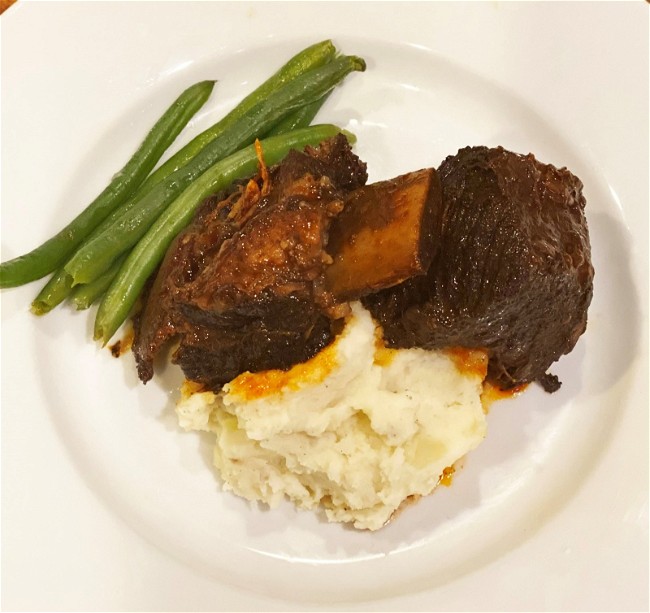 Image of Red Wine Braised Chili Colorado Short Ribs
