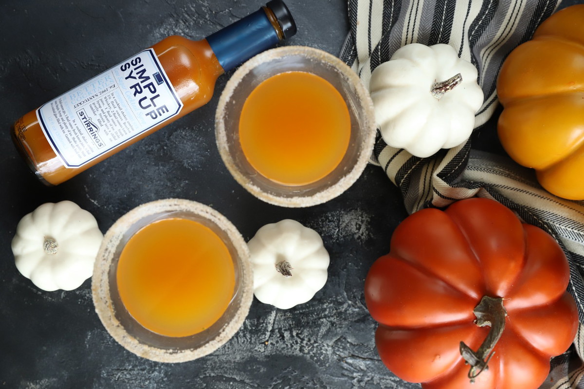 Pumpkin Pie Infused Simple Syrup