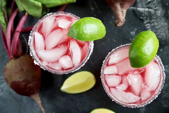 Image of Beet Infused Simple Syrup