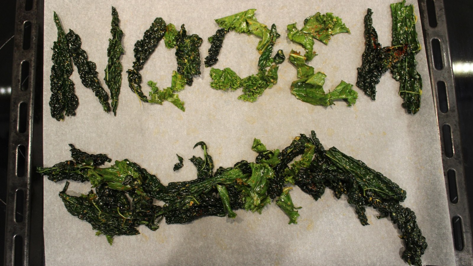 Image of Oven Kale Chips & Nooch