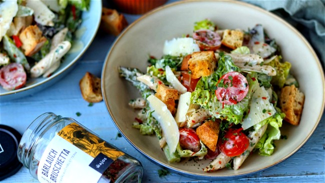 Image of Caesar Pasta Salat Rezept