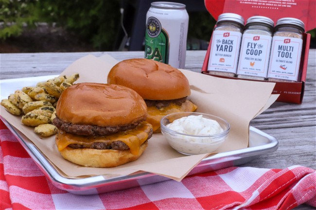 Image of Fried Pickle and Smash Burger