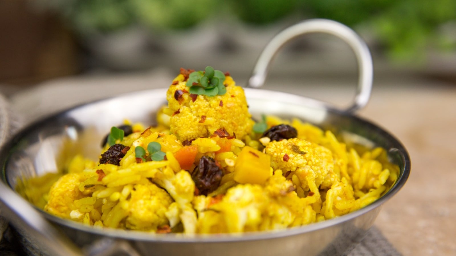 Image of Amazing Vegan Roasted Cauliflower Pilau