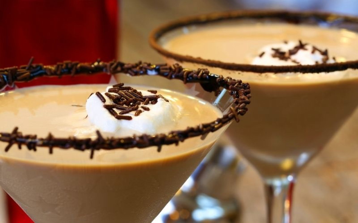 Dark Chocolate Malted Martini