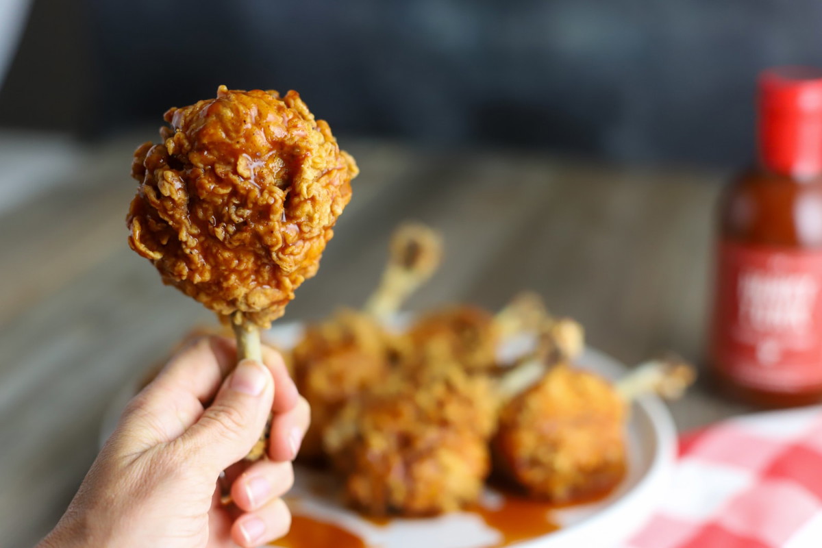 Nashville Hot Chicken Lollipops