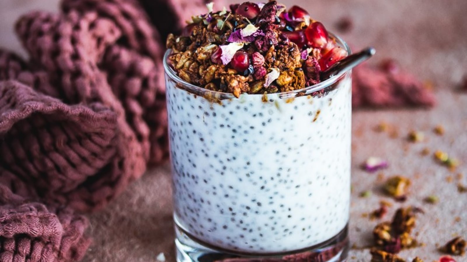 Image of Chia Pudding with berries and nut butters