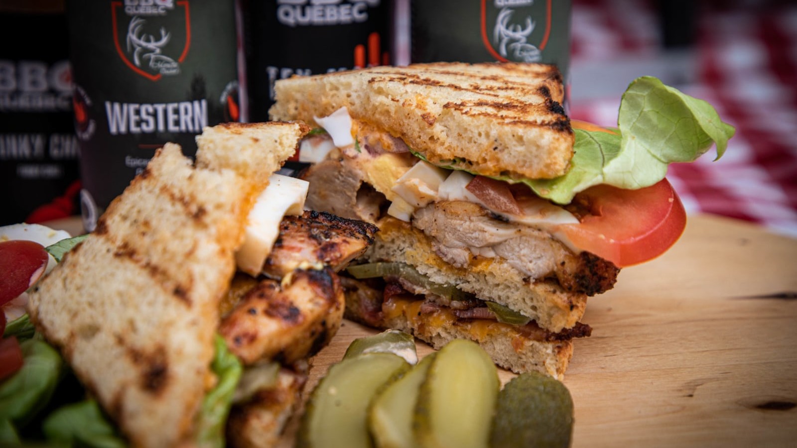 Image of CLUB SANDWICH AU POULET ET AU BACON