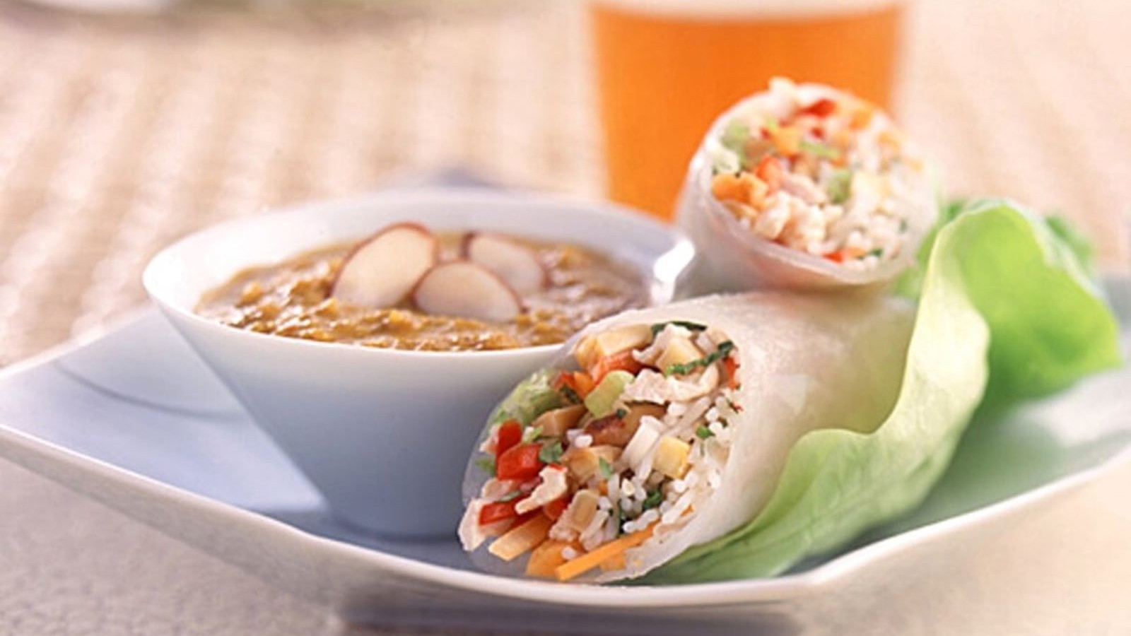 Image of Almond Spring Rolls