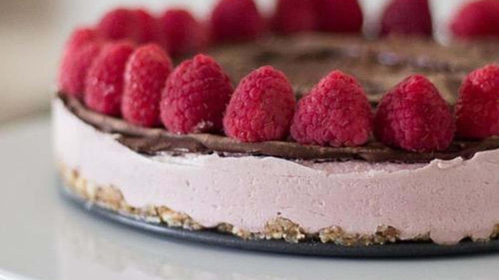 Image of Raspberry mousse cheesecake