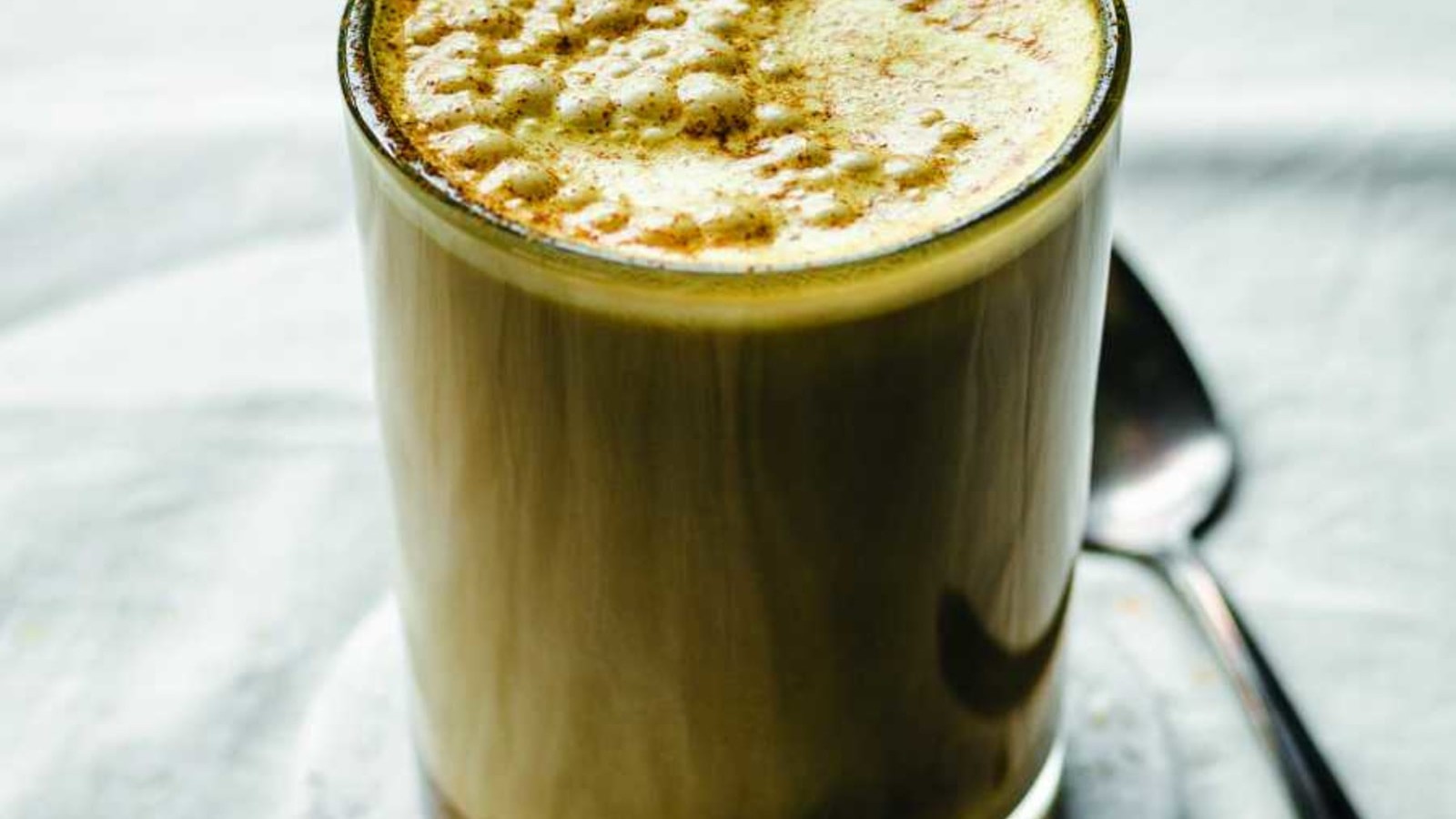 Image of Coconut Oil Coffee with Turmerick and Cinnamon