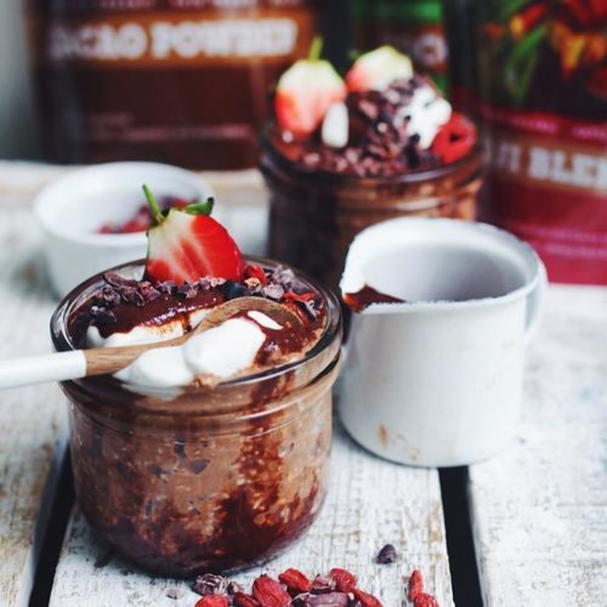 Creamy Cacao Bircher museli
