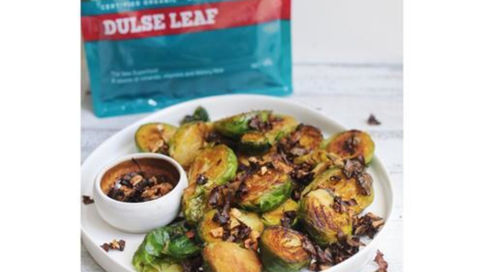 Image of Crispy brussel sprouts with dulse leaf dukkah