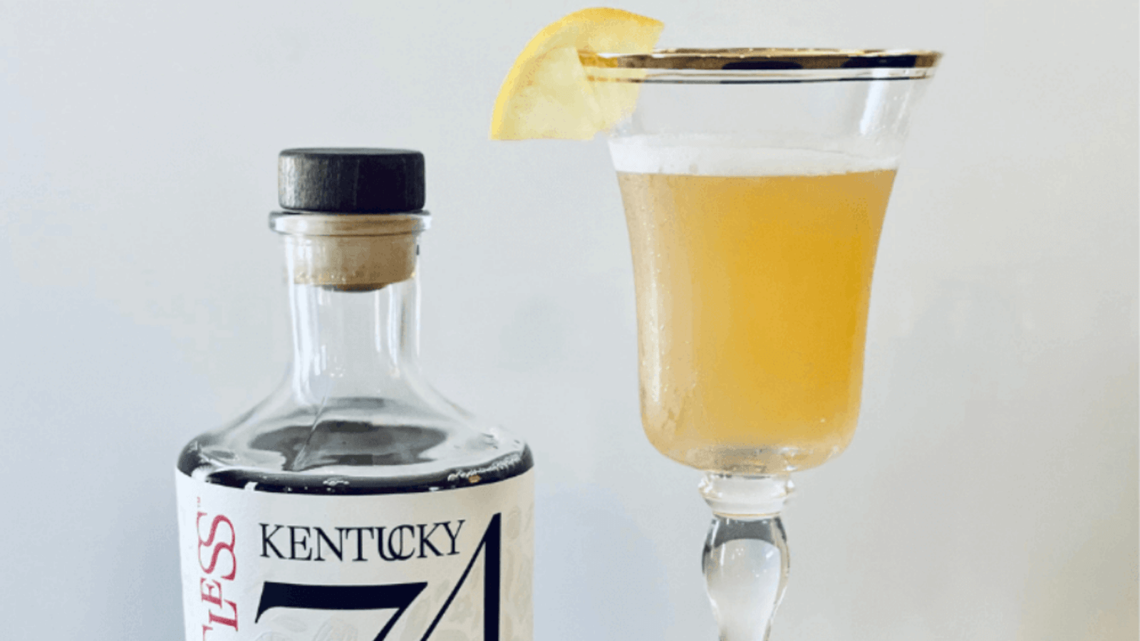 Image of Spiritless Kentucky 74 Non-Alcoholic Bourbon Maple Leaf Cocktail Recipe