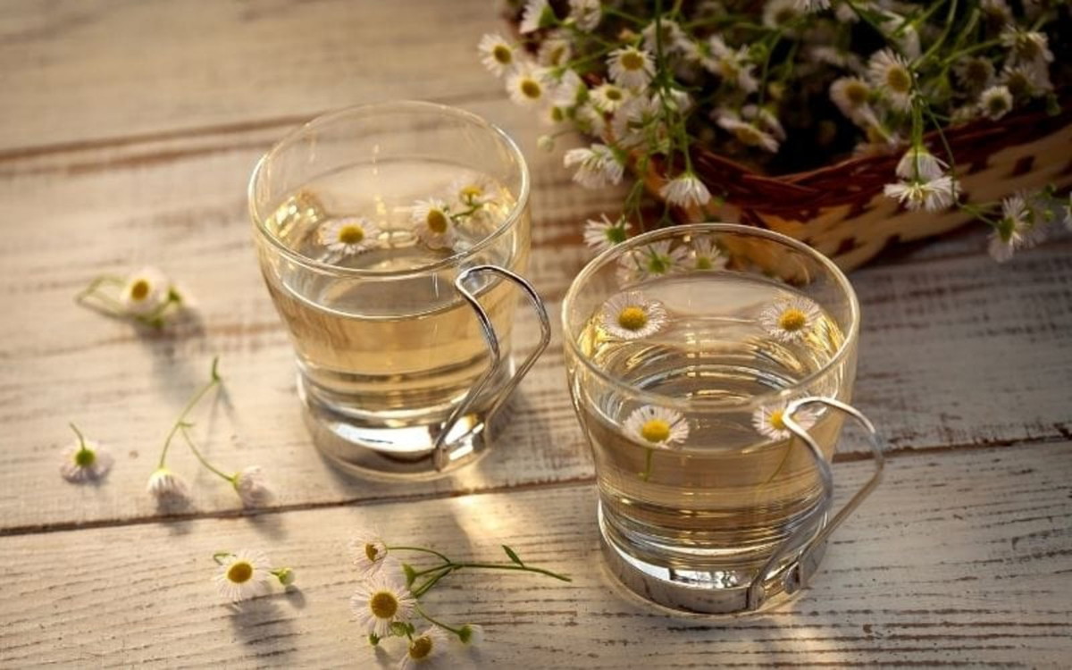 Chamomile Whiskey Honey Cocktail