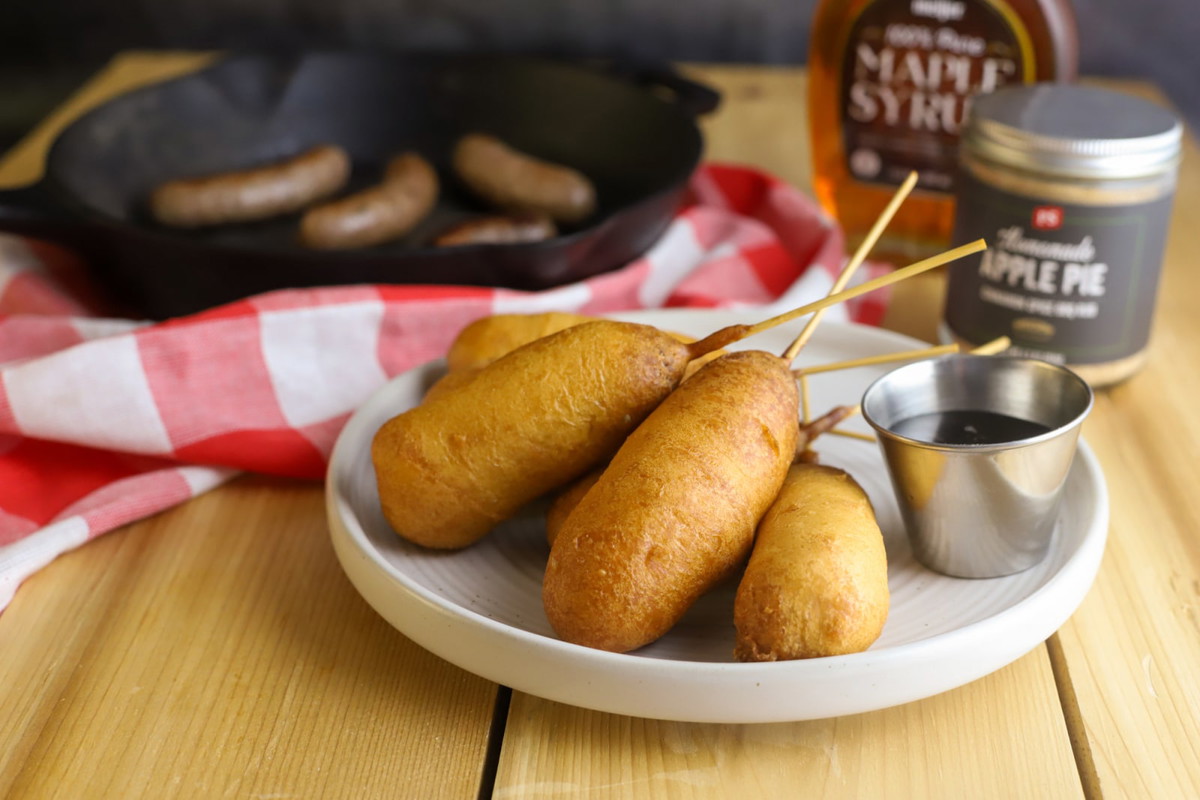 Breakfast Sausage Corndog