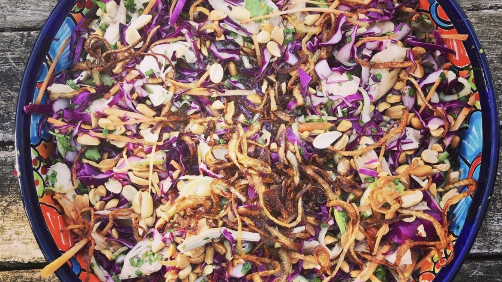 Image of Vietnamese Chicken Salad with Crispy Fried Shallots 