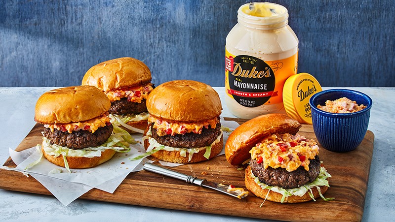 Image of Bacon Pimento-Cheese Burgers
