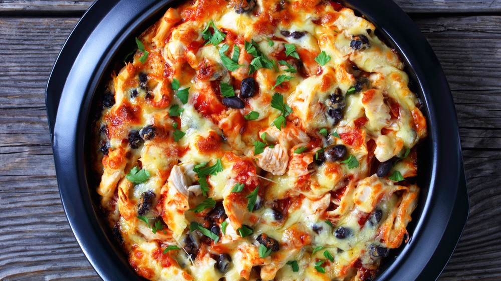 Image of BBQ Chicken Cornbread Casserole