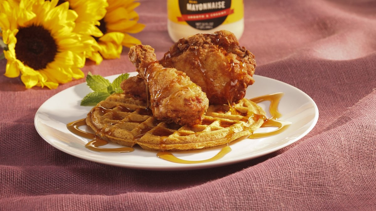 Image of Chicken and Sweet Potato Waffles
