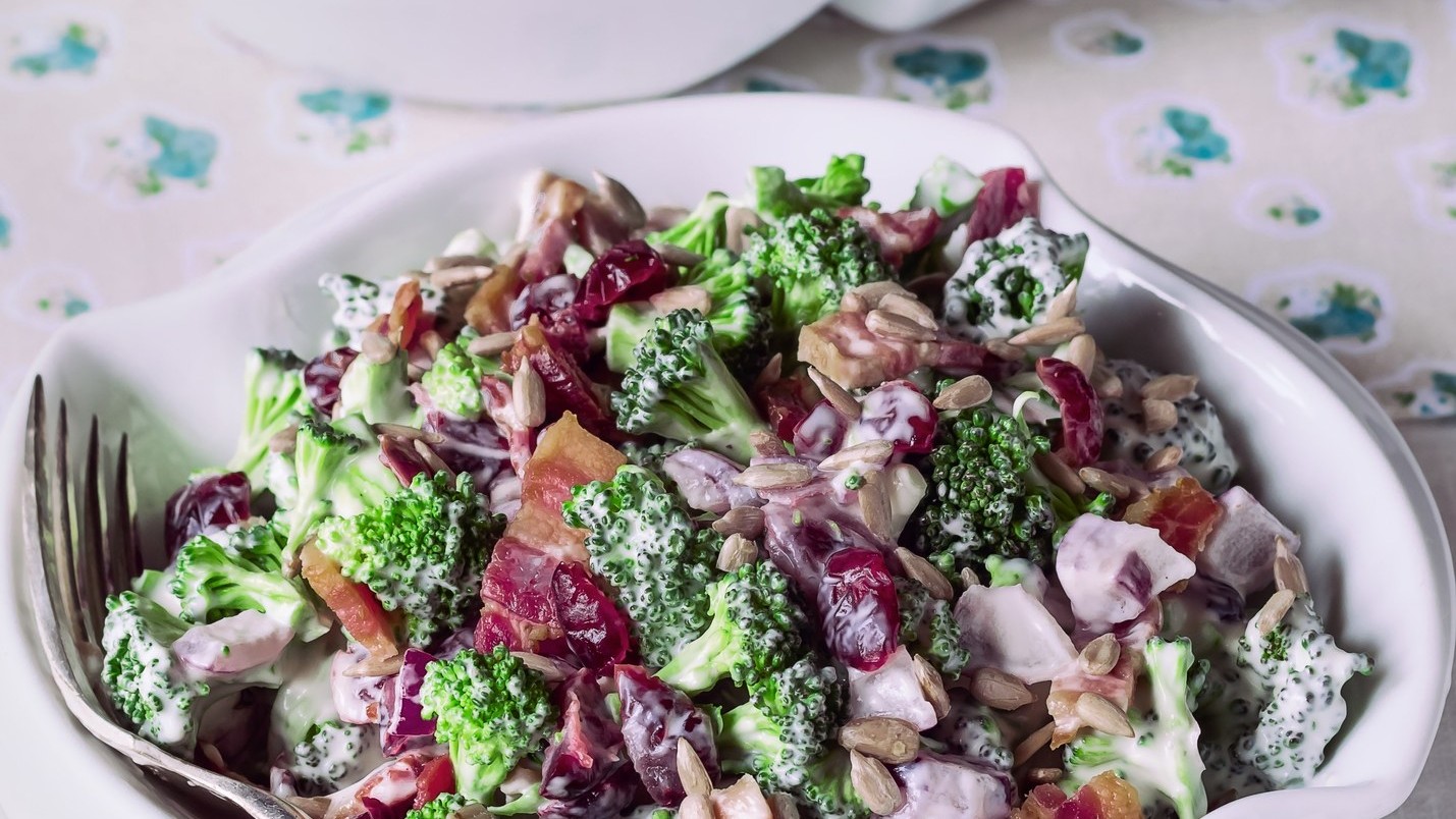 Image of Creamy Cranberry Broccoli Salad